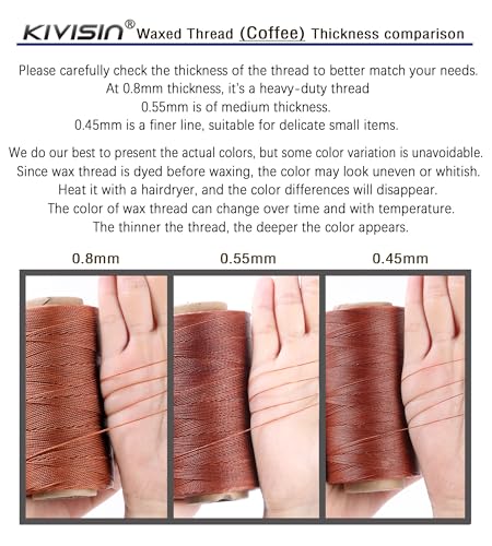 Thin Wax Polyester Thread (1638 Foot)