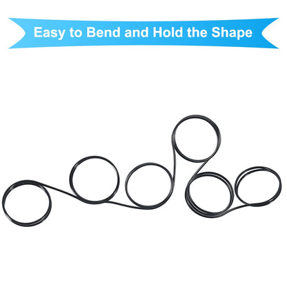 Tenn Well 20 Gauge Aluminum Wire, 328 Feet Soft Craft Wire for Jewelry Making, Beading, Sculpting, Bonsai Training, Crafting (Black)