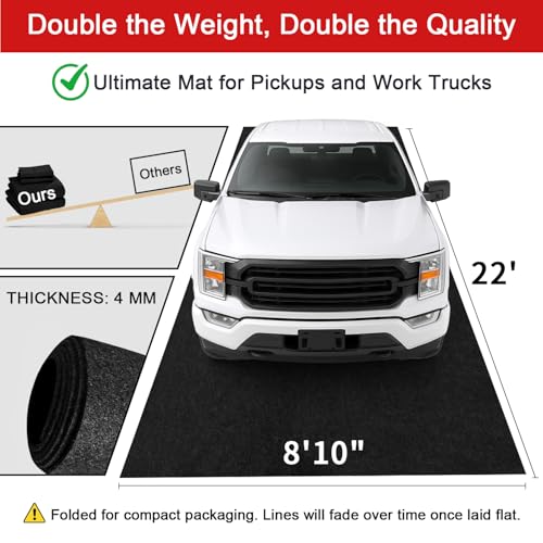 Extra Large Garage Mat 22' x 8'10"