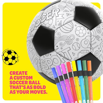 Soccer Ball Coloring Kit for Kids