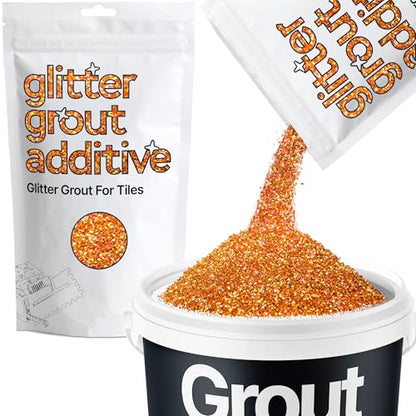 Copper Holographic Glitter Grout Additive 100g Metallic Flakes (3.52 Ounce)