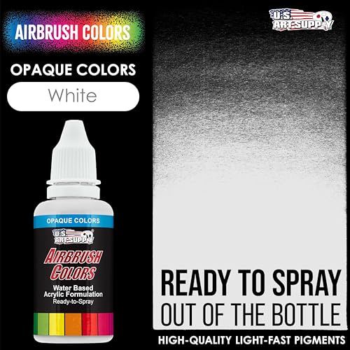 Opaque White Acrylic Airbrush Paint