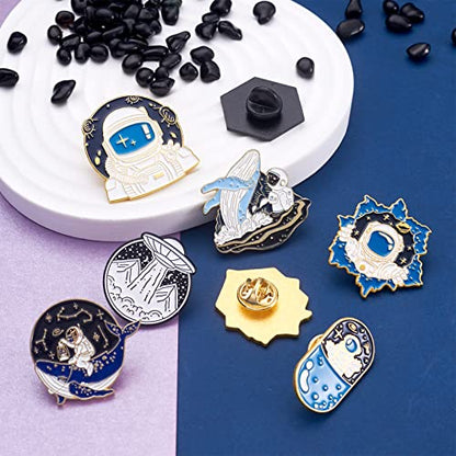 11pcs Space Enamel Pins Set (11 Count)