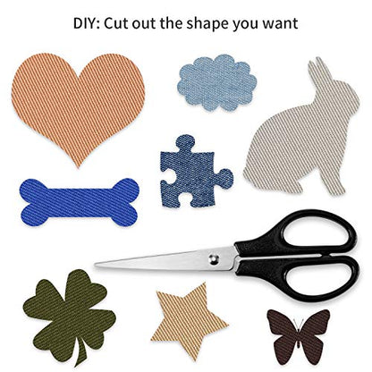 30 Pcs Iron on Patches for Clothing Jean Repair (3.7770833 Sq ft)