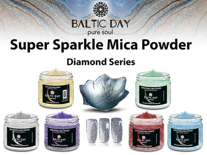 Diamond Dust for Crafts [ Gold Diamond Rain ] (2.1164 Ounce)