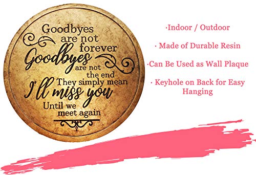 Garden Décor Goodbyes Stepping Stone