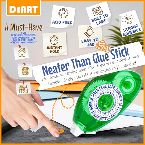 Double Sided Tape Scrapbook Tape Roller (4 Count)