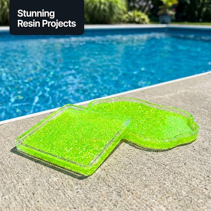 Craft Glitter Shaker Fluorescent Green 130g Extra Chunky (3.8 Ounce)