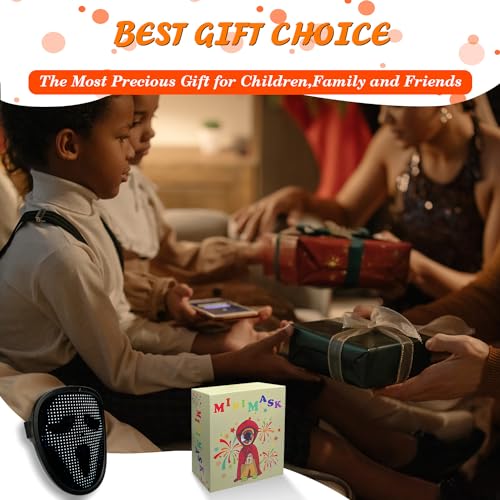Kids LED Mask with Gesture Sensing
