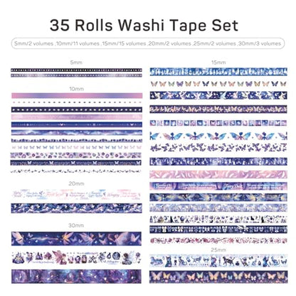 35 Rolls Washi Tape Set (35 Count)