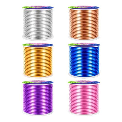 13 GA Gold Blue Purple Assorted Anodized Aluminum Craft Wire