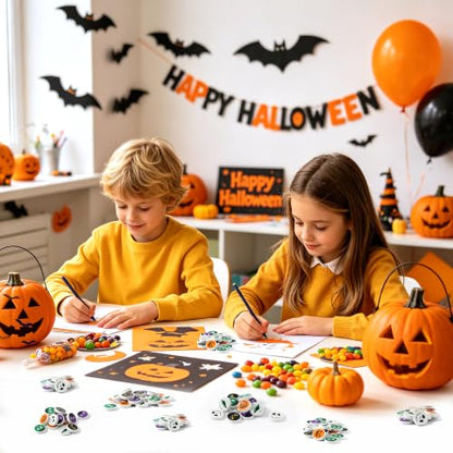 Halloween Character Mini Erasers for Kids Students Bulk Party Favors (60 Count)