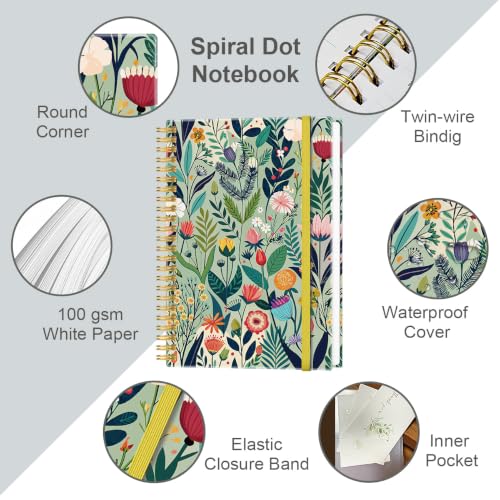 Dotted Spiral Journal Notebook