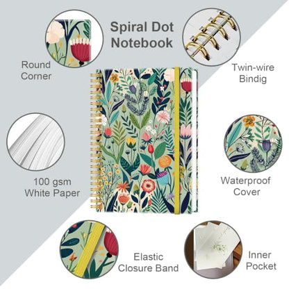 Dotted Spiral Journal Notebook