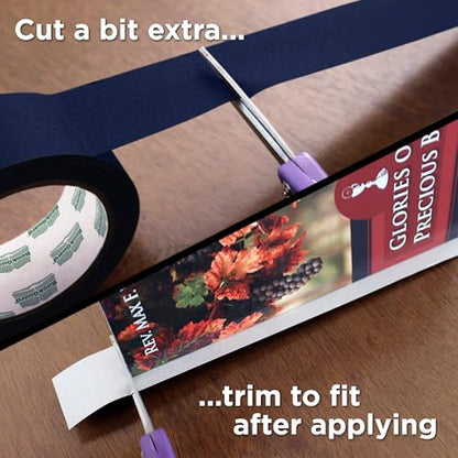 1-1/2 Inch Navy Blue Bookbinding Repair Tape, 15 Yard Roll