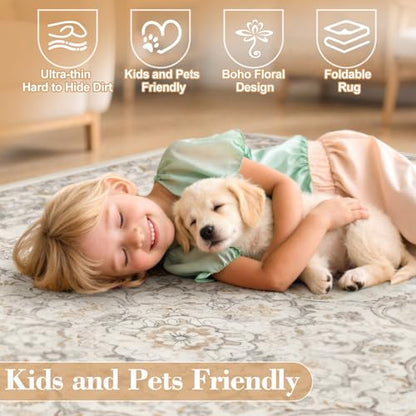 Washable Living Room Rugs (80 Sq Ft)