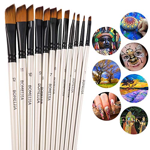 Angular Paint Brushes Set