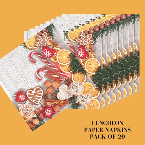 20 ct 13x13 Christmas Paper Decoupage Napkins (20 Count)