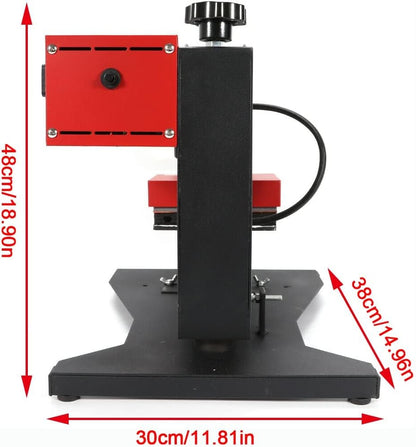 Pen Press Transfer Machine 6 in 1 Pen Heat Press Transfer Machine Digital 3D Sublimation Heat Press Machine Logo Transfer Printing Machine for DIY Pen Printing 110V 350W