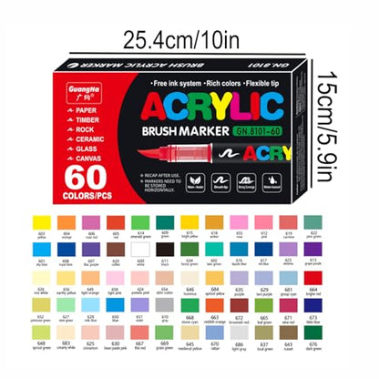 Acrylic Paint Markers (60 Count)