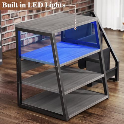 AV Media Stand with Outlets