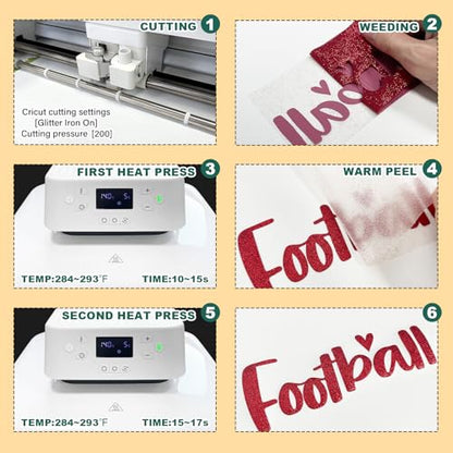 Glitter Puff Heat Transfer Vinyl