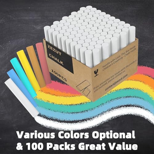 White Chalk 100PCS (100 Count)