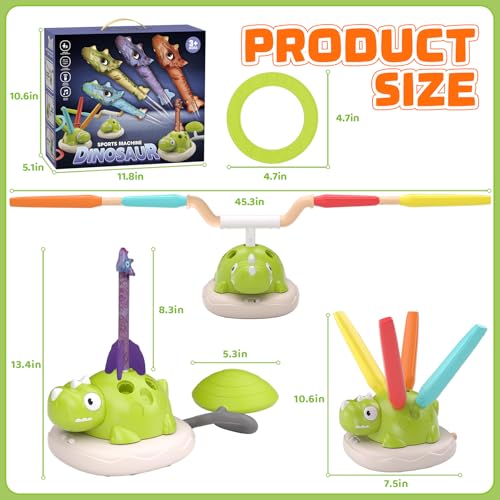 3 in 1 Dinosaur Rocket Launcher for Kids 3