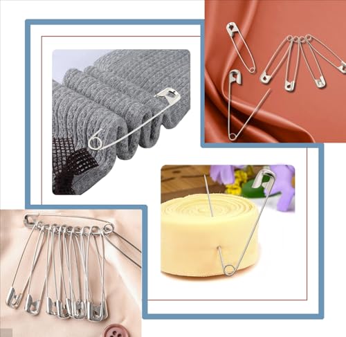 3 Inch Extra Large Safety Pins (100 Count)