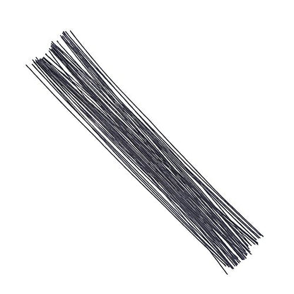 18 Gauge Black Floral Wire 16 inch