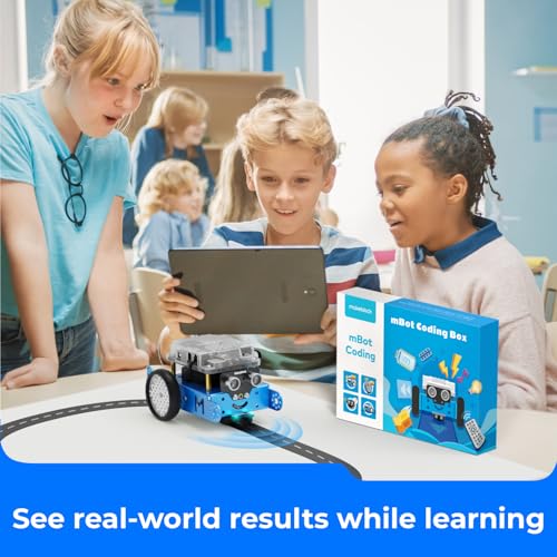 mBot Arduino Robot Kit with Scratch Coding Box for Kids Ages 8