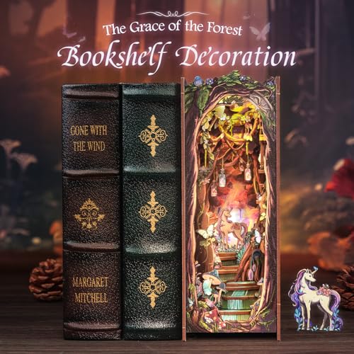 Book Nook Kit DIY Miniature House Dollhouse Kit for Adults