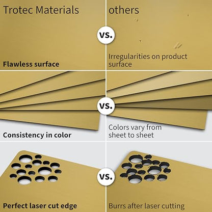 Metallic Looking Acrylic Sheet (4 Count)