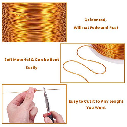 20 Gauge 770FT Aluminum Wire Anodized Jewelry Craft Making Beading Floral Colored Aluminum Craft Wire for Gem Wrapping (770 Foot)