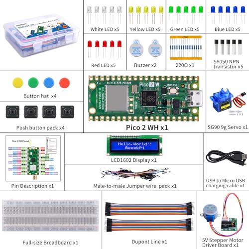 Starter Kit for Raspberry Pi Pico 2 W