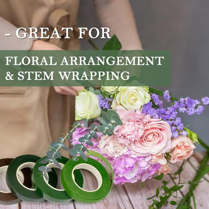 8 Rolls Floral Tape (720 Foot)