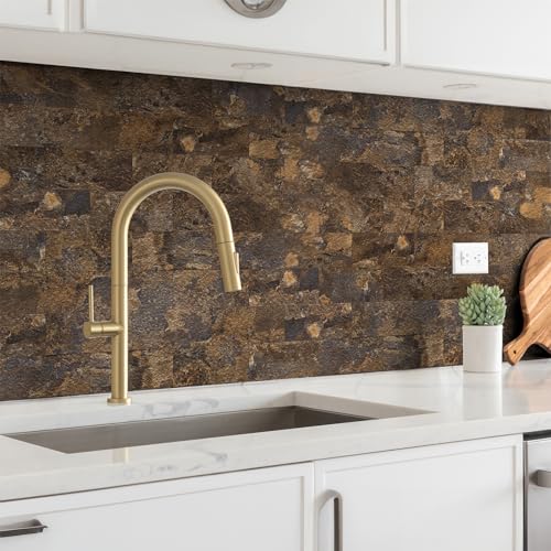 4 Pieces Peel and Stick Backsplash for Kitchen