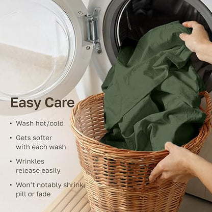 100% Organic Cotton King Bed Sheet Set