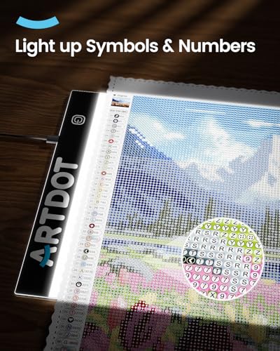 A4 LED Light Pad for Diamond Art Kits for Adults