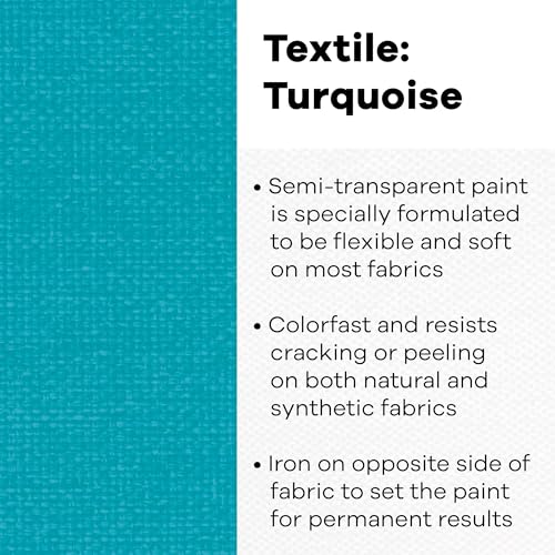 Textile Color Paint Turquoise (8 Ounce)