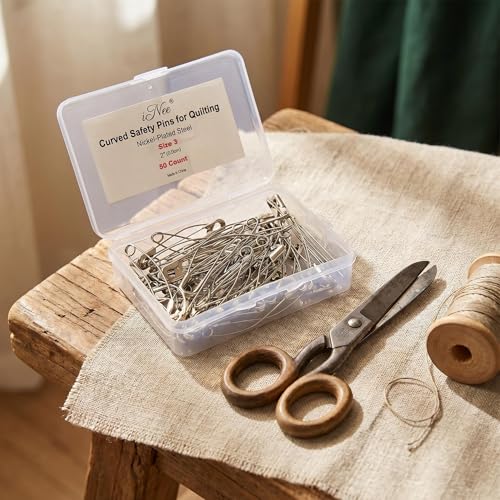 Curved Safety Pins (50 Count)
