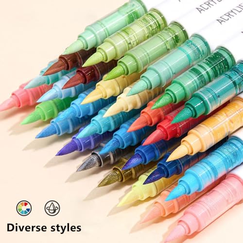 Water Based Acrylic Paint Markers (9 Count)