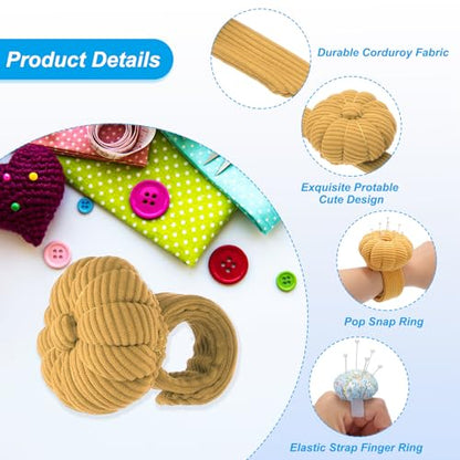 Wrist Pumpkin Pin Cushion