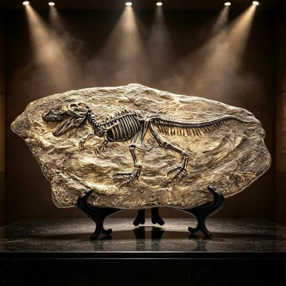 Resin Tyrannosaurus Rex Dinosaur Fossil Statue Model Simulated Skeleton Home Office Display Decorative Craft Box Decoration