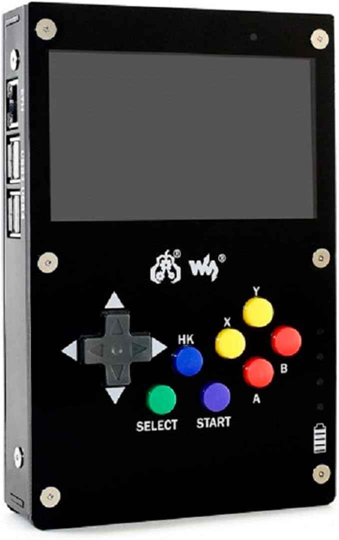 GamePi43 Accessories Kit for Raspberry Pi 4B/3B+/3B/2B/B+ Portable Retro Video Handheld Game Console with 4.3inch IPS Display 800x480 Pixel 60 fps Smooth Gaming Experience Speaker Earphone Jack
