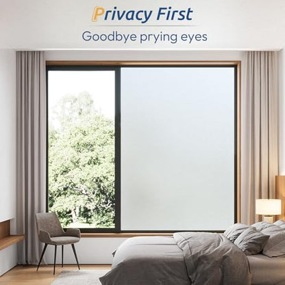 Frosted Glass Window Privacy Film (19.34 Sq Ft)