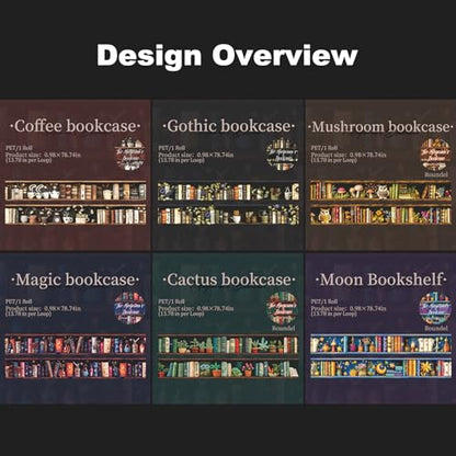 Magician’s Bookcase PET Tapes (7 Count)