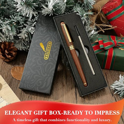 Luxury Personalized Wood Ballpoint Pen Writing Set