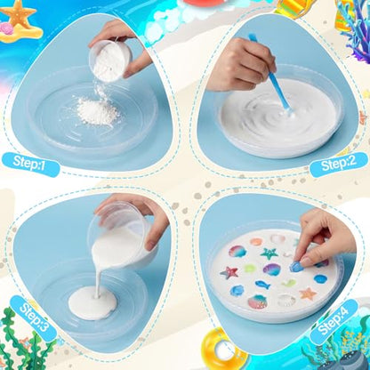 12 Kit DIY Stepping Stone Mold 10 Inch for Garden (12 Count)