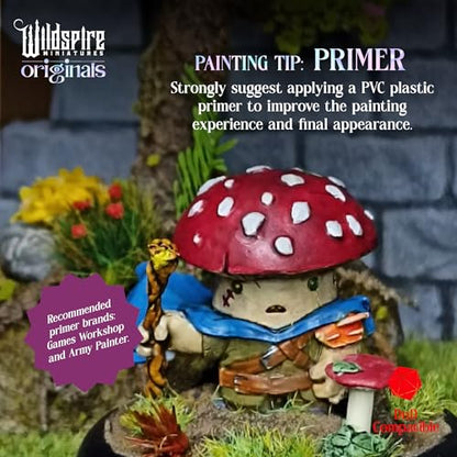 Fantasy Monsters & Bookish Dragon for DND Miniatures Unpainted Bulk 28mm (64 Count)